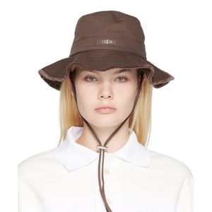 JACQUEMUS
Brown 'Le Bob Artichaut' Hat